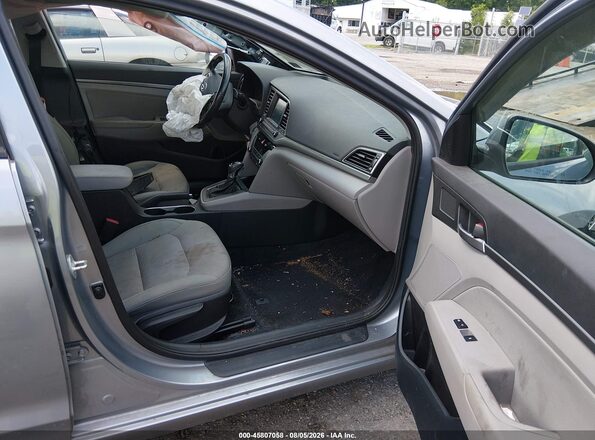 5NPD84LF3HH055980 2017 HYUNDAI ELANTRA Gray Սալոնի դիմացի տեսք