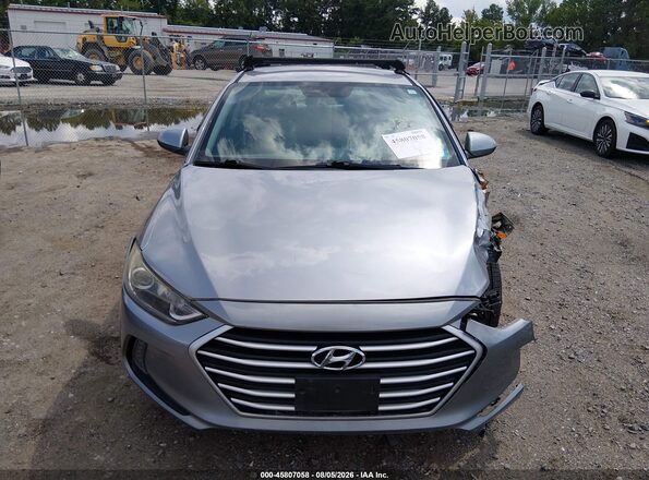 5NPD84LF3HH055980 2017 HYUNDAI ELANTRA Gray Սարքավորումների վահանակի տեսք