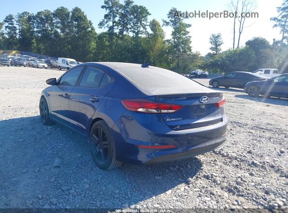 5NPD84LF3HH064517 2017 HYUNDAI ELANTRA Dark Blue Trasero izquierdo