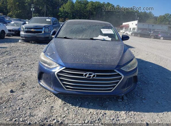 5NPD84LF3HH064517 2017 HYUNDAI ELANTRA Dark Blue Vista del cuadro de instrumentos