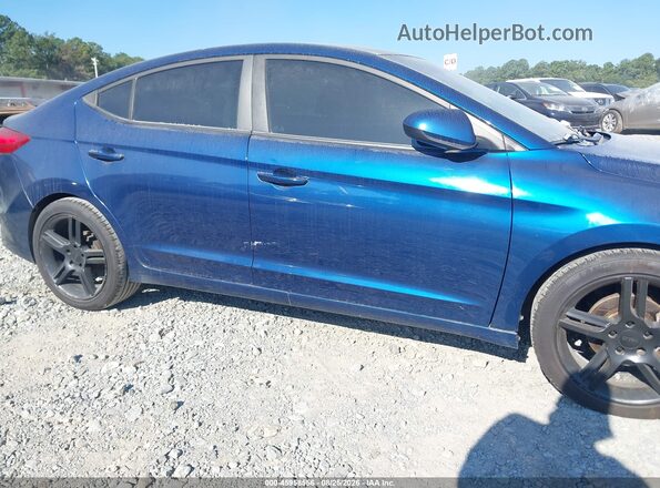 5NPD84LF3HH064517 2017 HYUNDAI ELANTRA Dark Blue Vista frontal