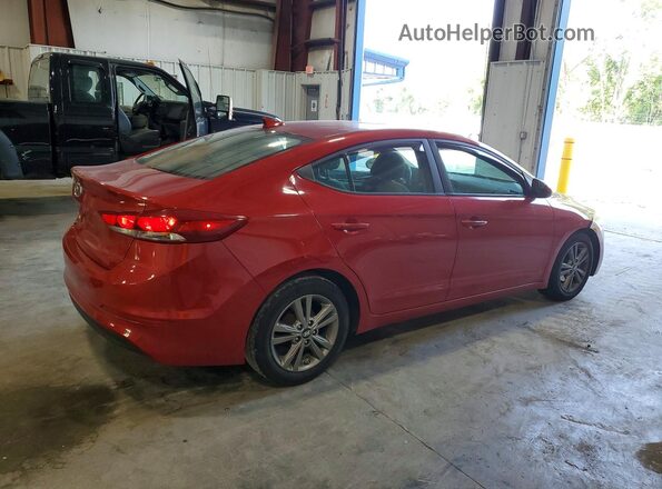 5NPD84LF3HH064825 2017 HYUNDAI ELANTRA Red ხელსაწყოთა პანელის ხედი