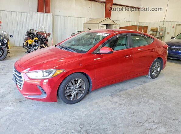 5NPD84LF3HH064825 2017 HYUNDAI ELANTRA Red უკანა მარჯვენა