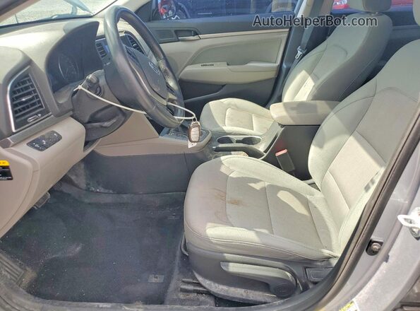 5NPD84LF3HH065912 2017 HYUNDAI ELANTRA Silver Vista interior delantera