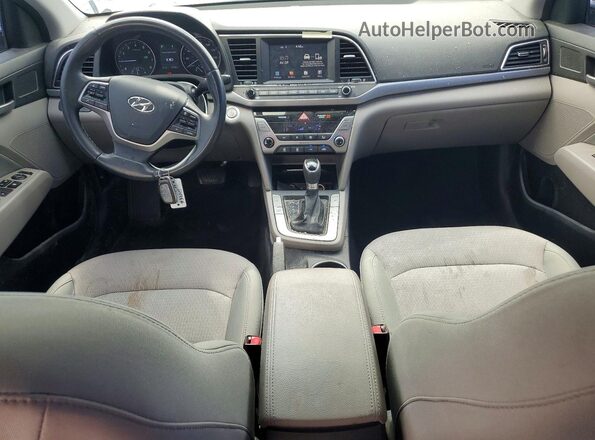 5NPD84LF3HH065912 2017 HYUNDAI ELANTRA Silver Vista del salpicadero