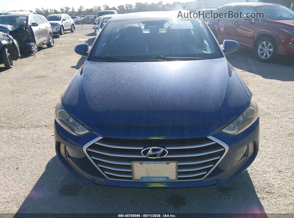 5NPD84LF3HH066803 2017 HYUNDAI ELANTRA Синий Вид спереди