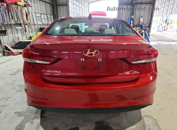 5NPD84LF3HH095587 2017 HYUNDAI ELANTRA Бордовый Вид сзади