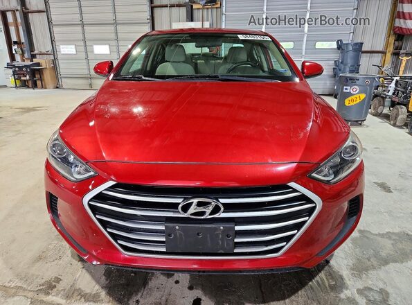5NPD84LF3HH095587 2017 HYUNDAI ELANTRA Бордовый Вид спереди