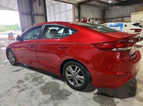 5NPD84LF3HH095587 2017 HYUNDAI ELANTRA Бордовый Задняя левая четверть