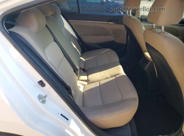 5NPD84LF3HH161863 2017 HYUNDAI ELANTRA White უკანა სავარძლების ხედი