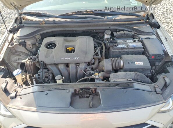 5NPD84LF3HH162026 2017 HYUNDAI ELANTRA Beige Widok wnętrza z tyłu