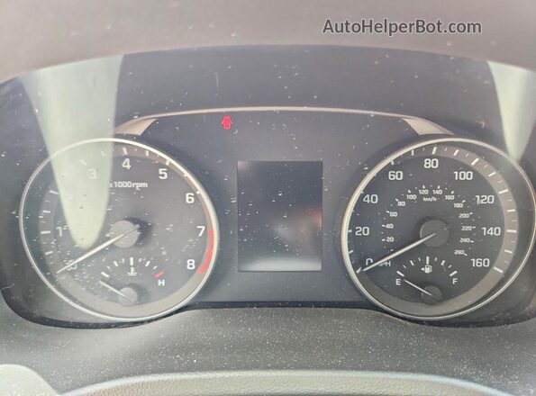 5NPD84LF3HH162477 2017 HYUNDAI ELANTRA Black Instrument cluster view