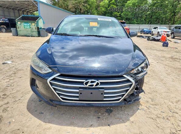 5NPD84LF3HH162477 2017 HYUNDAI ELANTRA Black Front view
