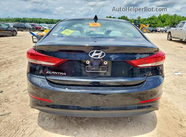 5NPD84LF3HH162477 2017 HYUNDAI ELANTRA Black Rear view