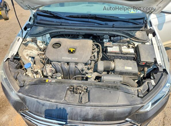 5NPD84LF3HH169946 2017 HYUNDAI ELANTRA Белый Вид задней части салона