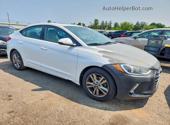 5NPD84LF3HH169946 2017 HYUNDAI ELANTRA Белый Передняя правая четверть