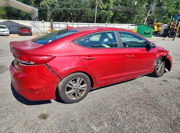 5NPD84LF3HH189792 2017 HYUNDAI ELANTRA Red Задня права чверть