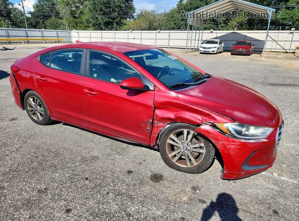 5NPD84LF3HH189792 2017 HYUNDAI ELANTRA Red Передня права чверть
