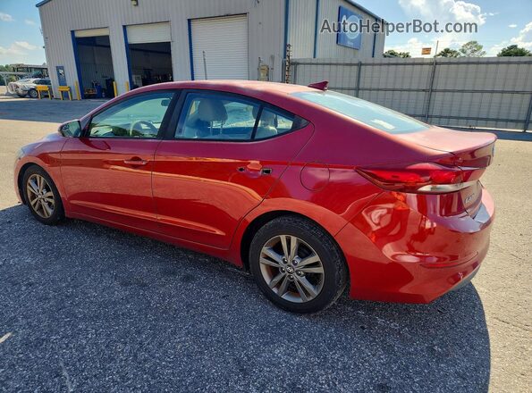 5NPD84LF3HH189792 2017 HYUNDAI ELANTRA Red Задня ліва чверть
