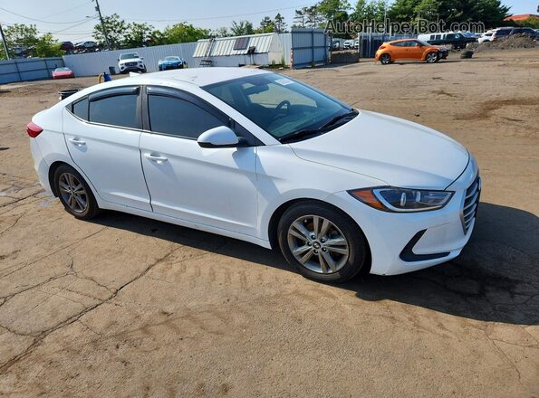 5NPD84LF3JH217368 2018 HYUNDAI ELANTRA White წინა მარჯვენა