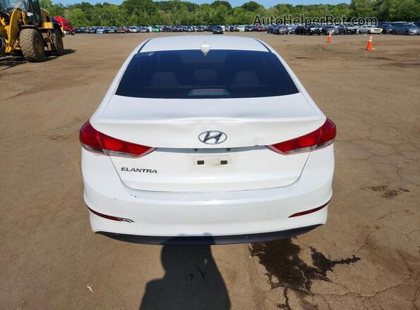 5NPD84LF3JH217368 2018 HYUNDAI ELANTRA White უკანა ხედი