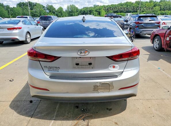 5NPD84LF3JH218858 2018 HYUNDAI ELANTRA Silver უკანა ხედი