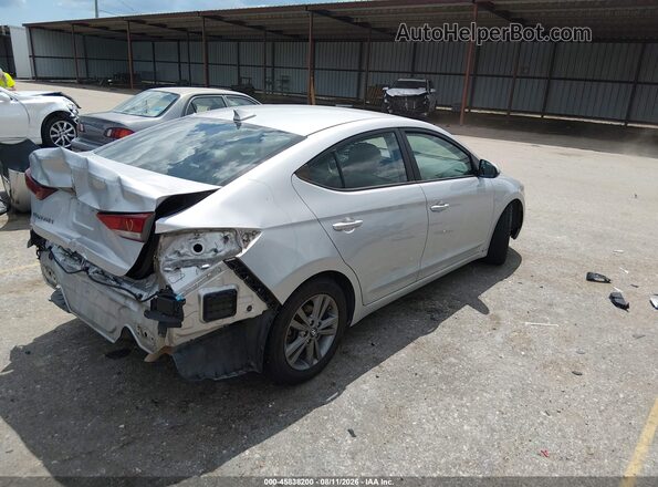 5NPD84LF3JH230525 2018 HYUNDAI ELANTRA Silver Задня права чверть