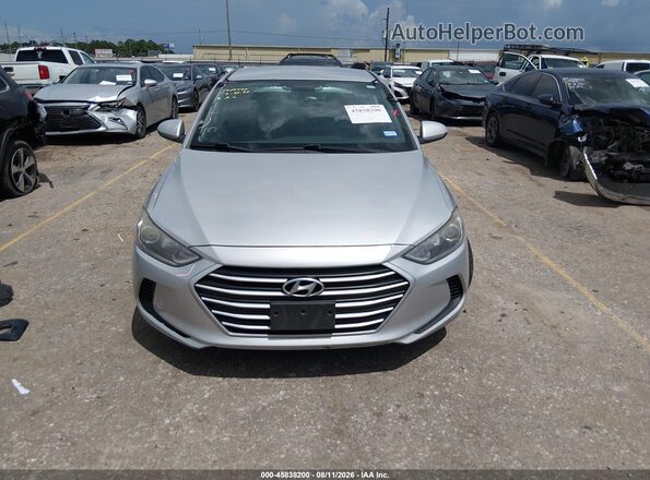 5NPD84LF3JH230525 2018 HYUNDAI ELANTRA Silver Вид щитка приладів