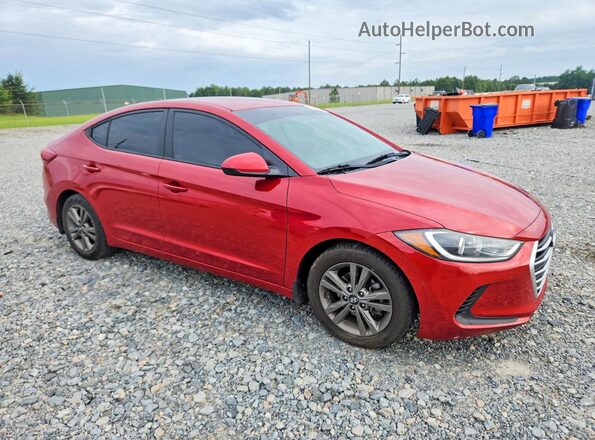 5NPD84LF3JH255361 2018 HYUNDAI ELANTRA Red Delantero derecho
