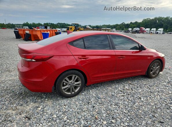 5NPD84LF3JH255361 2018 HYUNDAI ELANTRA Red Trasero derecho