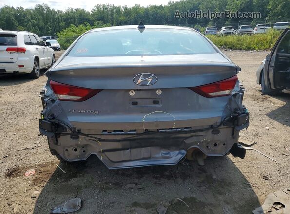 5NPD84LF3JH259183 2018 HYUNDAI ELANTRA Серый Вид сзади