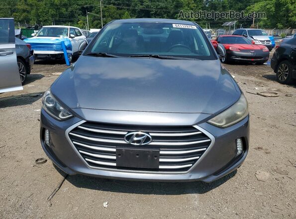 5NPD84LF3JH259183 2018 HYUNDAI ELANTRA Серый Вид спереди