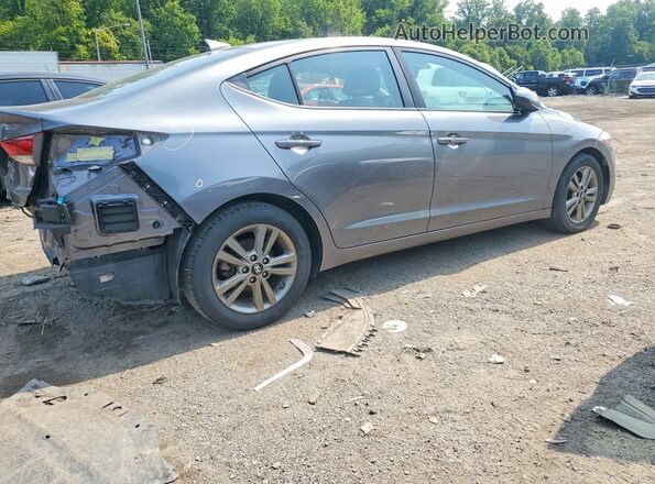 5NPD84LF3JH259183 2018 HYUNDAI ELANTRA Серый Задняя правая четверть