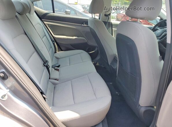 5NPD84LF3JH259183 2018 HYUNDAI ELANTRA Серый Вид задних сидений