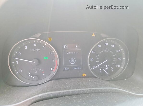 5NPD84LF3JH259183 2018 HYUNDAI ELANTRA Серый Вид щитка приборов