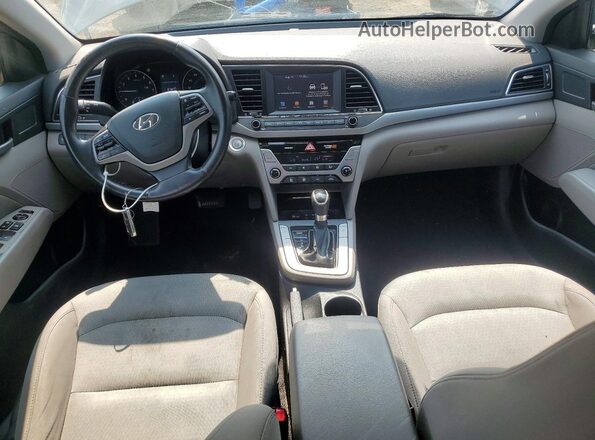 5NPD84LF3JH259183 2018 HYUNDAI ELANTRA Серый Вид панели приборов