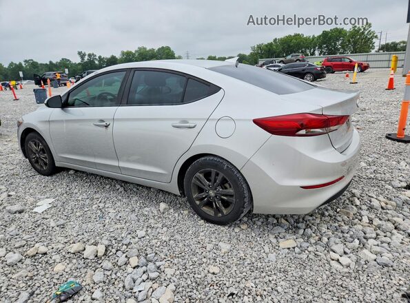 5NPD84LF3JH262228 2018 HYUNDAI ELANTRA Silver Rear left