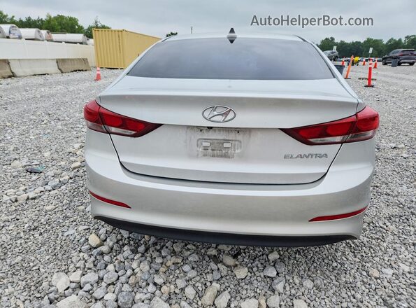 5NPD84LF3JH262228 2018 HYUNDAI ELANTRA Silver Rear view