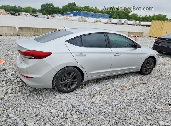 5NPD84LF3JH262228 2018 HYUNDAI ELANTRA Silver Rear right