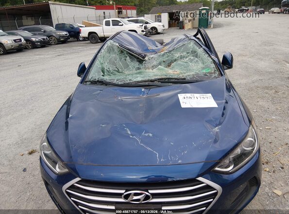 5NPD84LF3JH268353 2018 HYUNDAI ELANTRA Blue Вид спереду