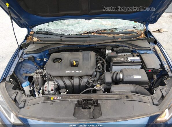 5NPD84LF3JH268353 2018 HYUNDAI ELANTRA Blue Вид ззаду