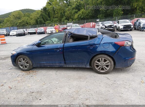 5NPD84LF3JH268353 2018 HYUNDAI ELANTRA Blue 