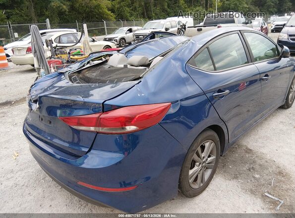 5NPD84LF3JH268353 2018 HYUNDAI ELANTRA Blue 