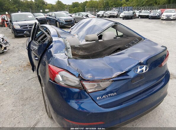 5NPD84LF3JH268353 2018 HYUNDAI ELANTRA Blue 