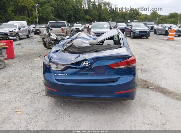 5NPD84LF3JH268353 2018 HYUNDAI ELANTRA Blue 