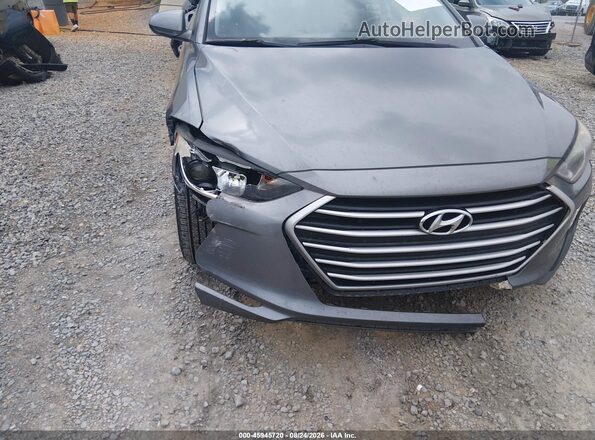 5NPD84LF3JH273889 2018 HYUNDAI ELANTRA Gray Вид спереду