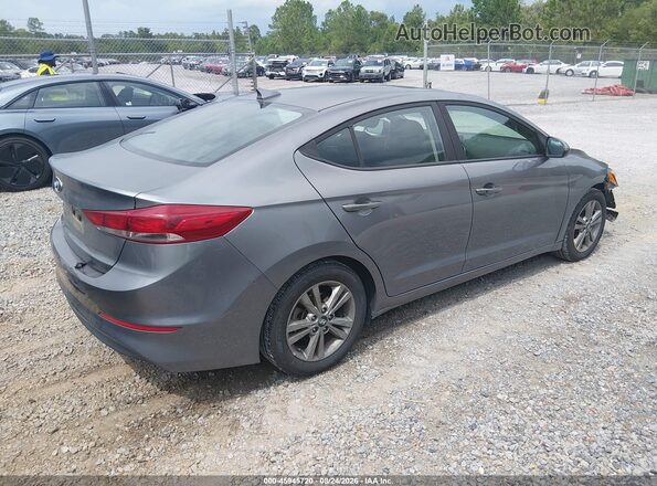 5NPD84LF3JH273889 2018 HYUNDAI ELANTRA Gray Задня права чверть