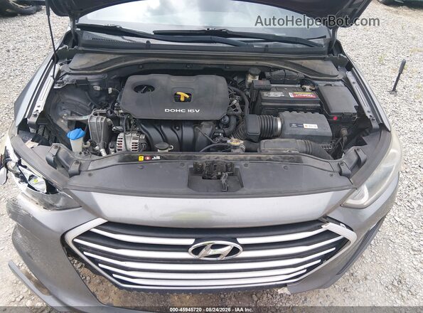 5NPD84LF3JH273889 2018 HYUNDAI ELANTRA Gray Вид ззаду
