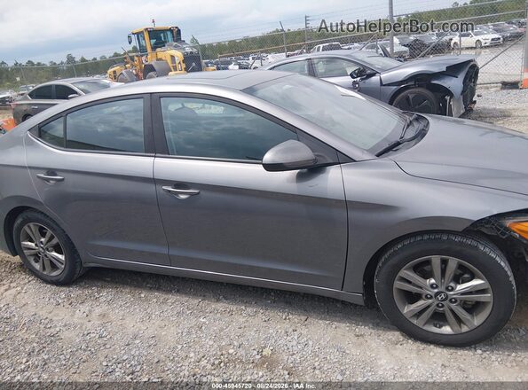 5NPD84LF3JH273889 2018 HYUNDAI ELANTRA Gray Вид задньої частини салону
