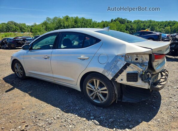 5NPD84LF3JH275786 2018 HYUNDAI ELANTRA Silver უკანა მარცხენა